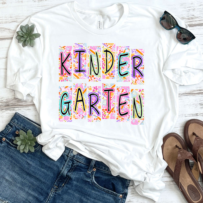 Kindergarten Back To School DTF Transfer