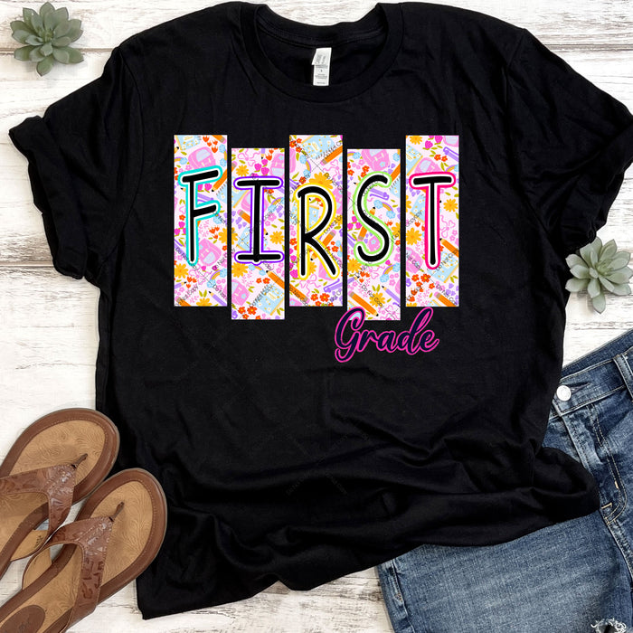 First Grade Back To School DTF Transfer