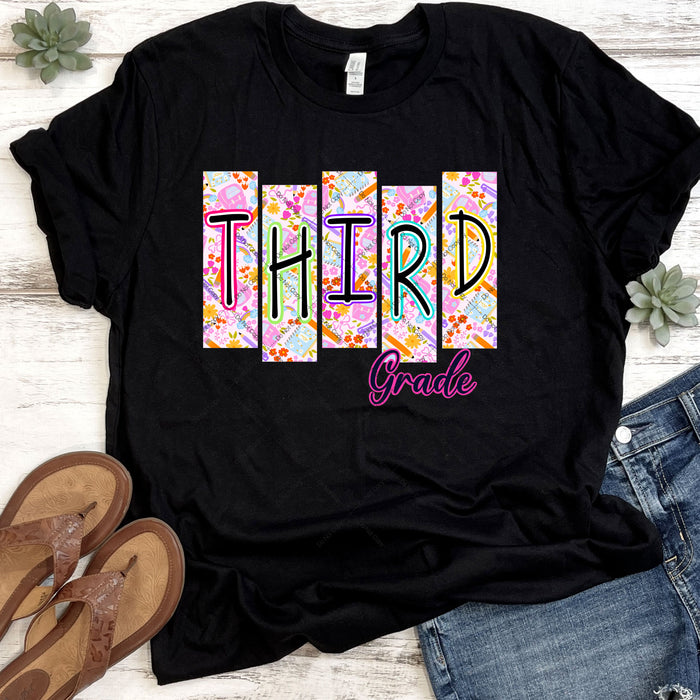 Third Grade Back To School DTF Transfer