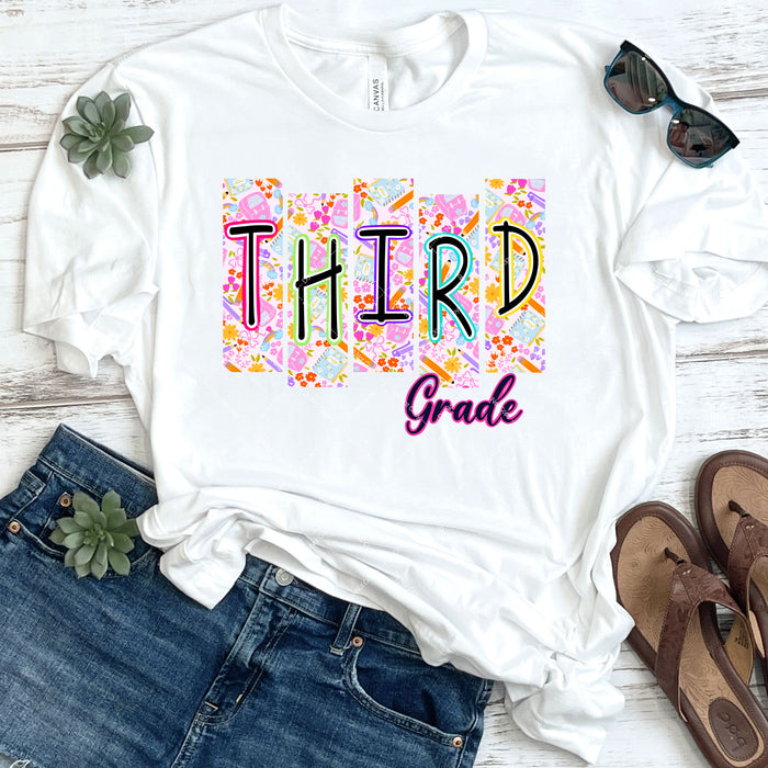 Third Grade Back To School DTF Transfer