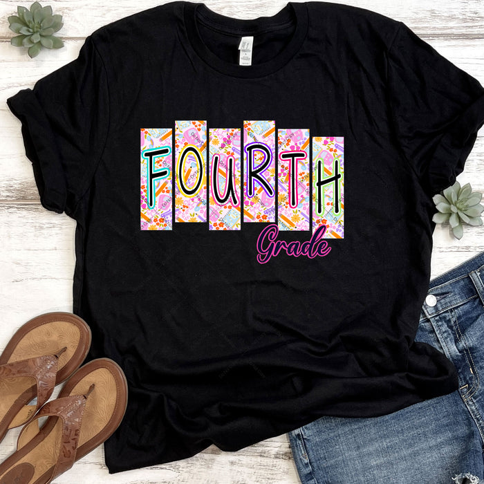 Fourth Grade Back To School DTF Transfer