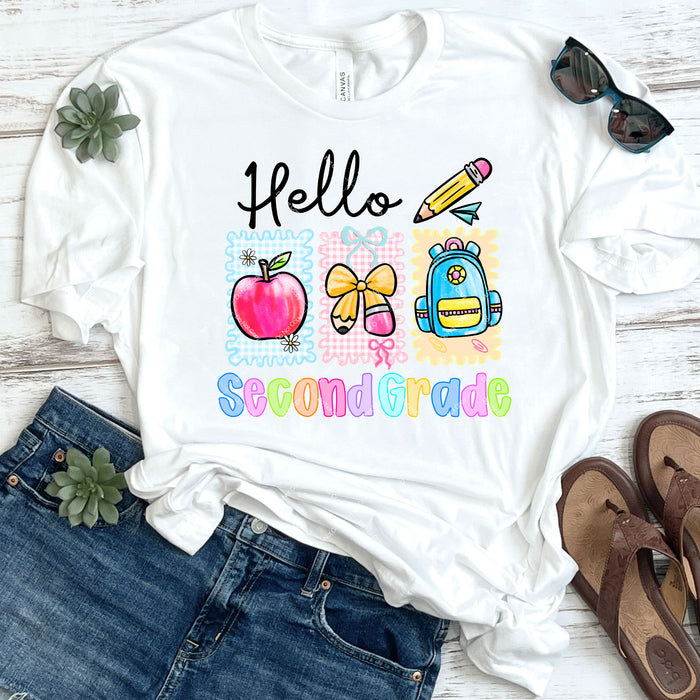 Hello Second Grade DTF Transfer