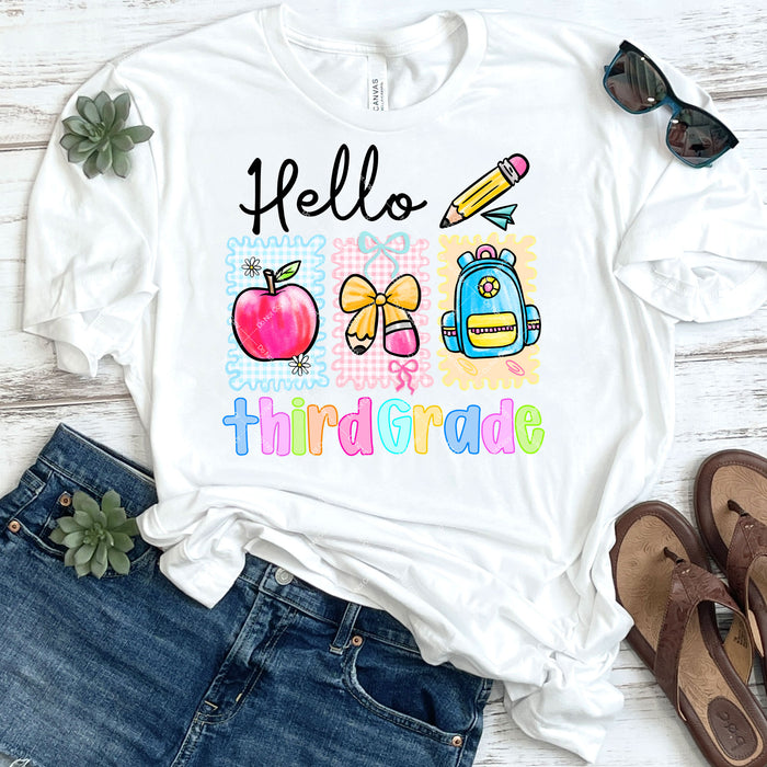 Hello Third Grade DTF Transfer