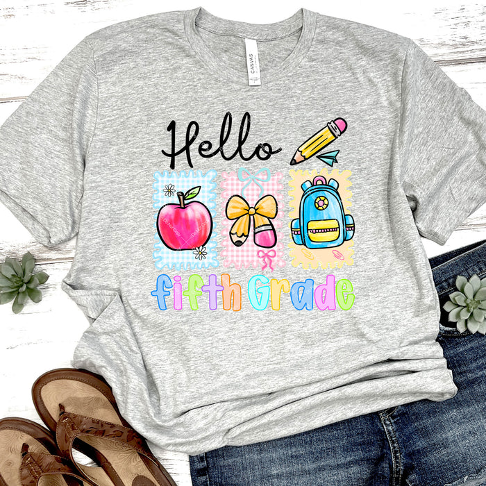 Hello Fifth Grade DTF Transfer