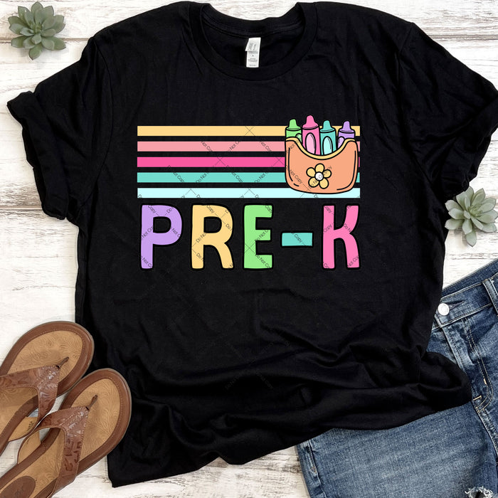 Pre-K Back To School DTF Transfer