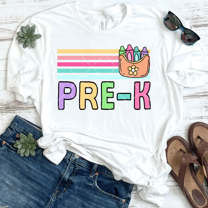 Pre-K Back To School DTF Transfer
