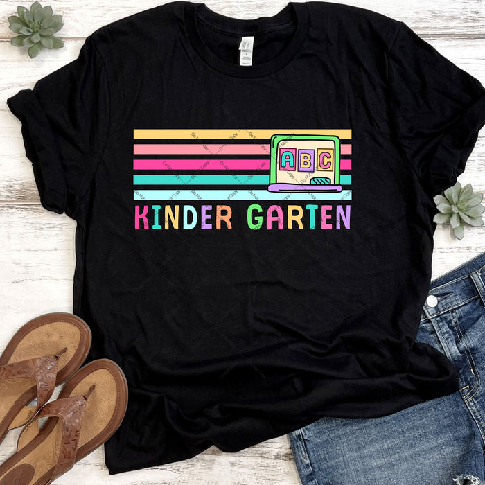 Kinder Garten Back To School DTF Transfer