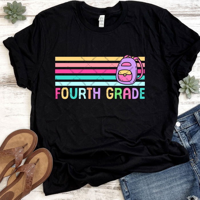Fourth Grade Back To School DTF Transfer