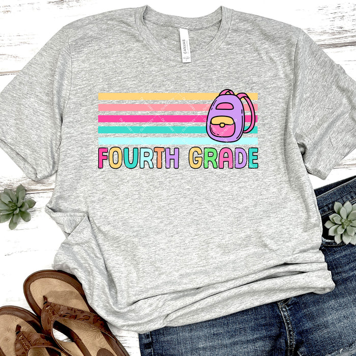 Fourth Grade Back To School DTF Transfer