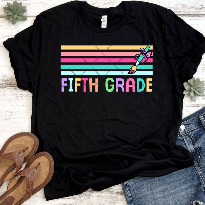 Fifth Grade Back To School DTF Transfer