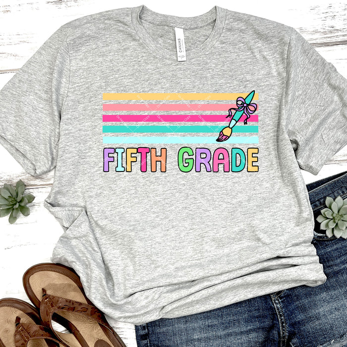 Fifth Grade Back To School DTF Transfer