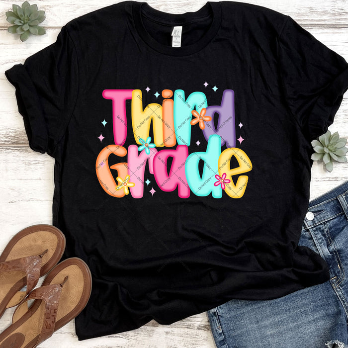 Third Grade Dazzler DTF Transfer