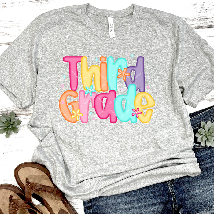 Third Grade Dazzler DTF Transfer