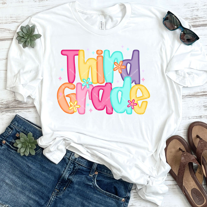 Third Grade Dazzler DTF Transfer