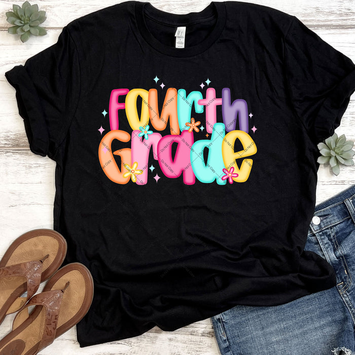 Fourth Grade Dazzler DTF Transfer