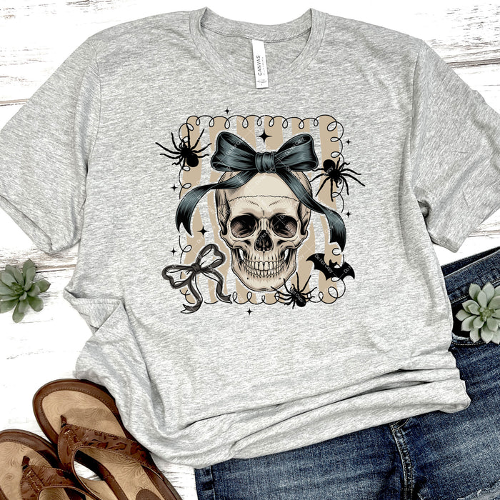 Coquette Skull DTF Transfer