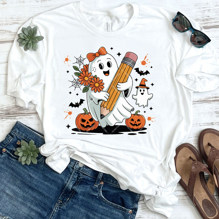 Cute School Ghost DTF Transfer