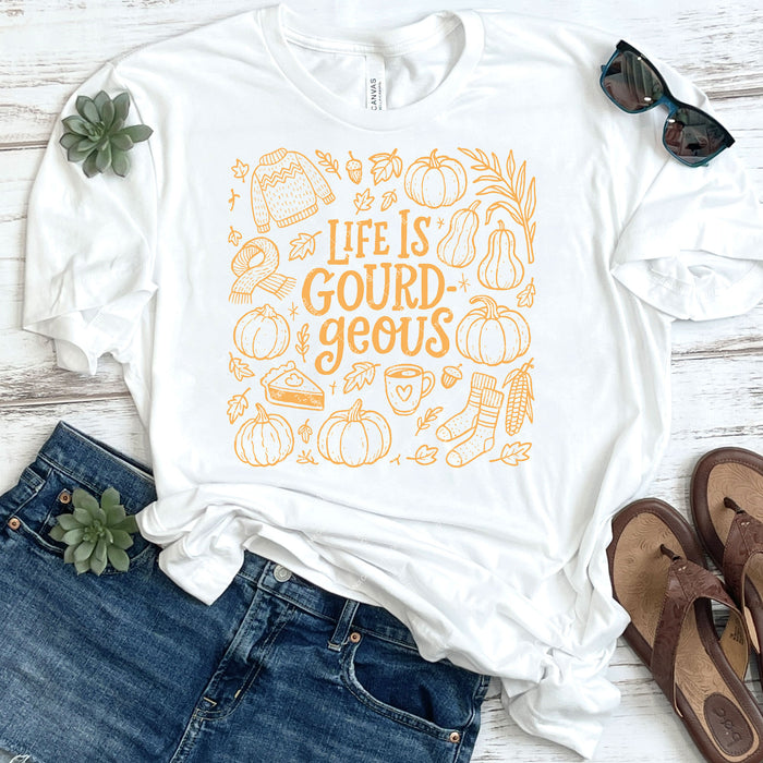 Life Is "Gourd"geous DTF Transfer