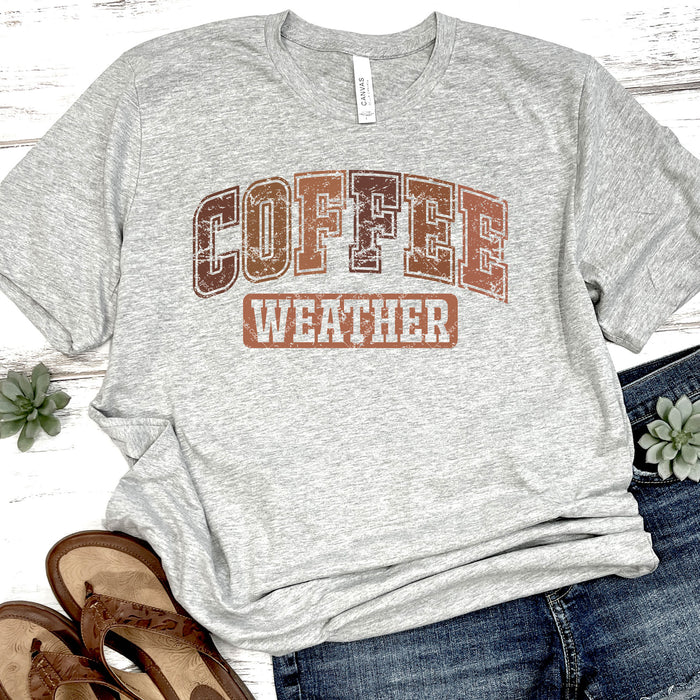 Distressed Coffee Weather DTF Transfer