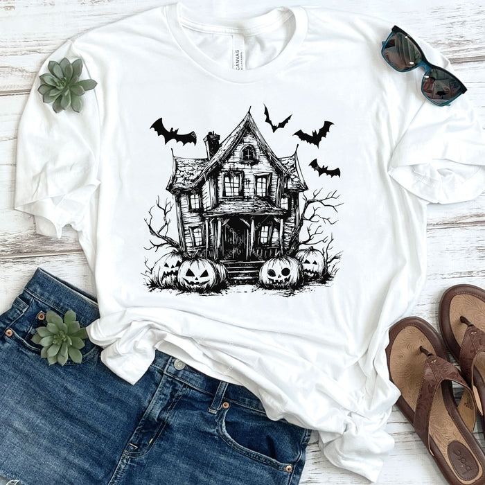 Haunted House DTF Transfer