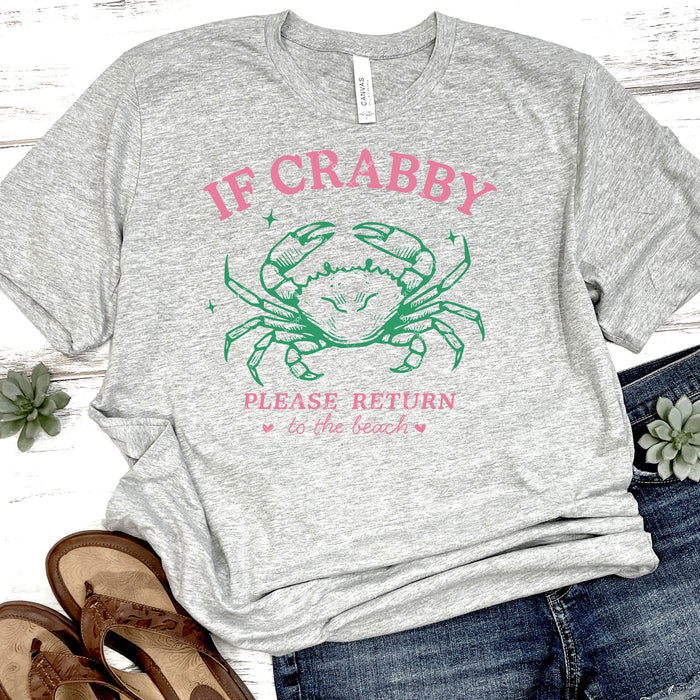 If Crabby Please Return To The Beach DTF Transfer