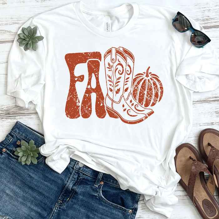 Western Fall DTF Transfer