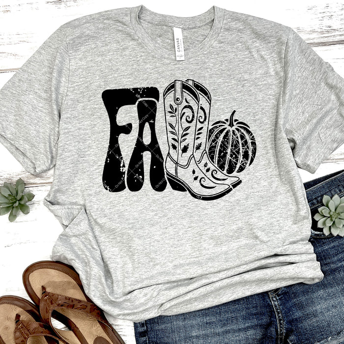 Western Fall DTF Transfer