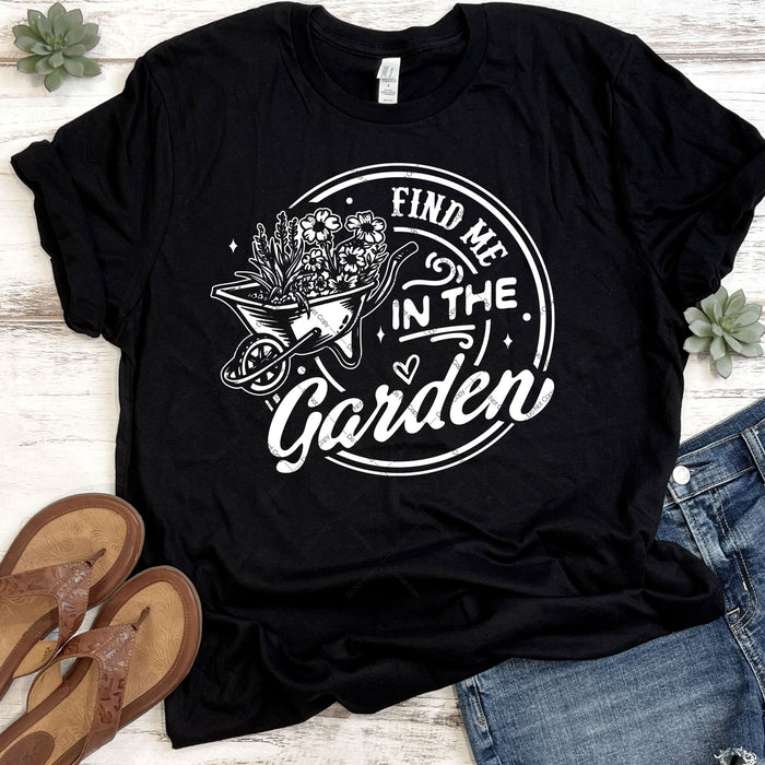 Find Me In The Garden DTF Transfer