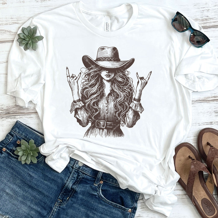 Sexy Cowgirl DTF Transfer