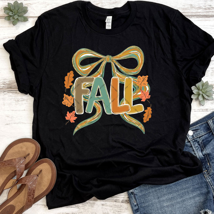 Fall Bow DTF Transfer