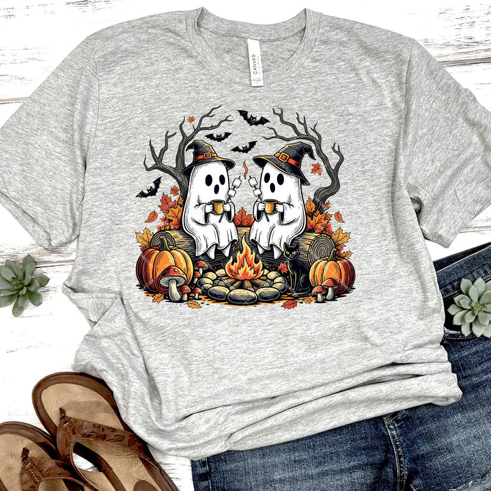 Halloween Campfire Ghosts DTF Transfer