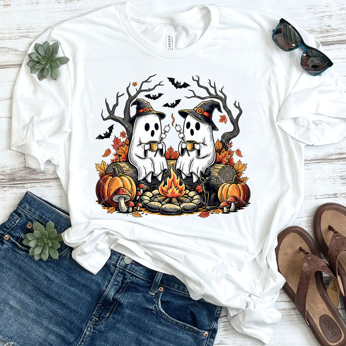 Halloween Campfire Ghosts DTF Transfer