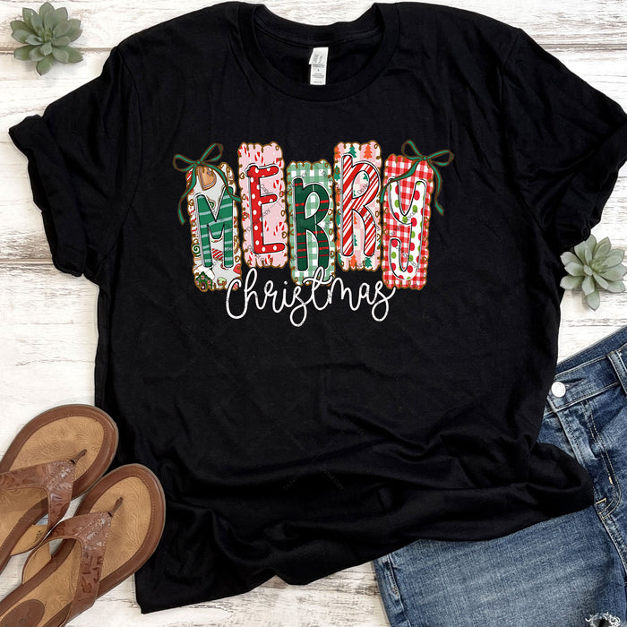 Merry Christmas DTF Transfer