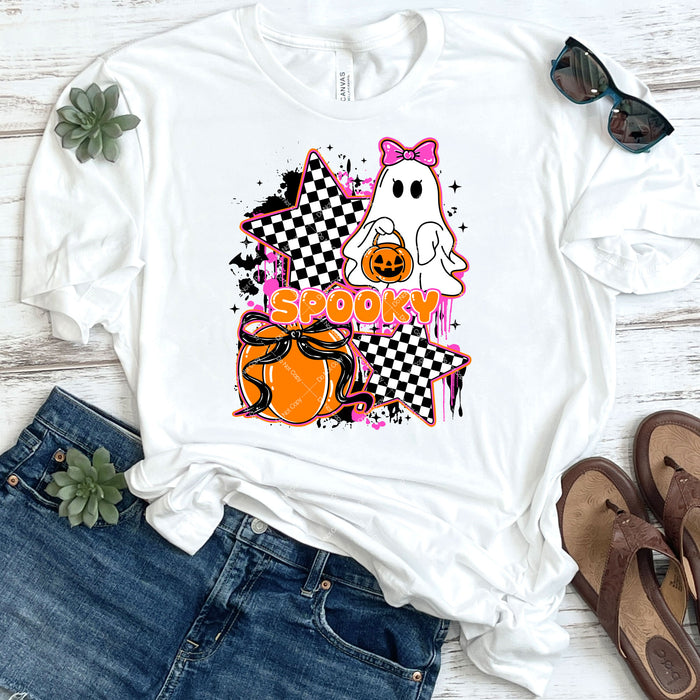 Spooky Ghost DTF Transfer