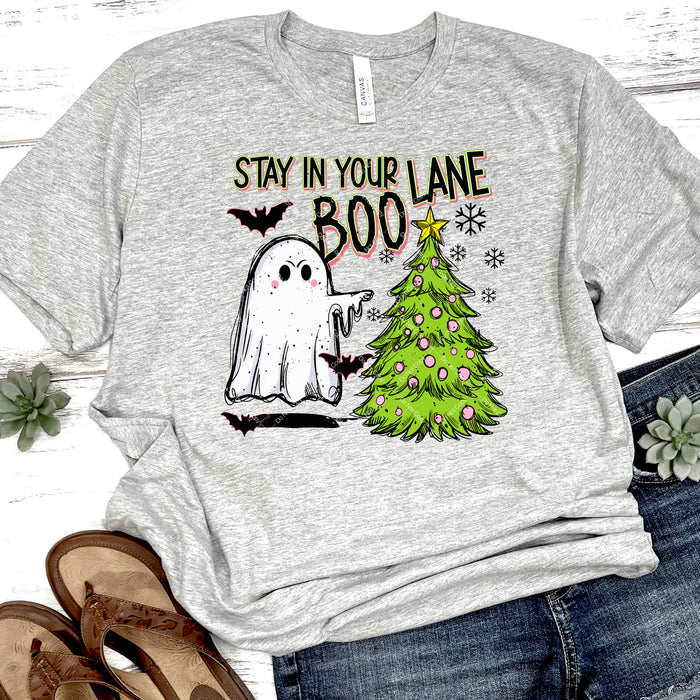 Stay In Your Lane, Christmas DTF Transfer