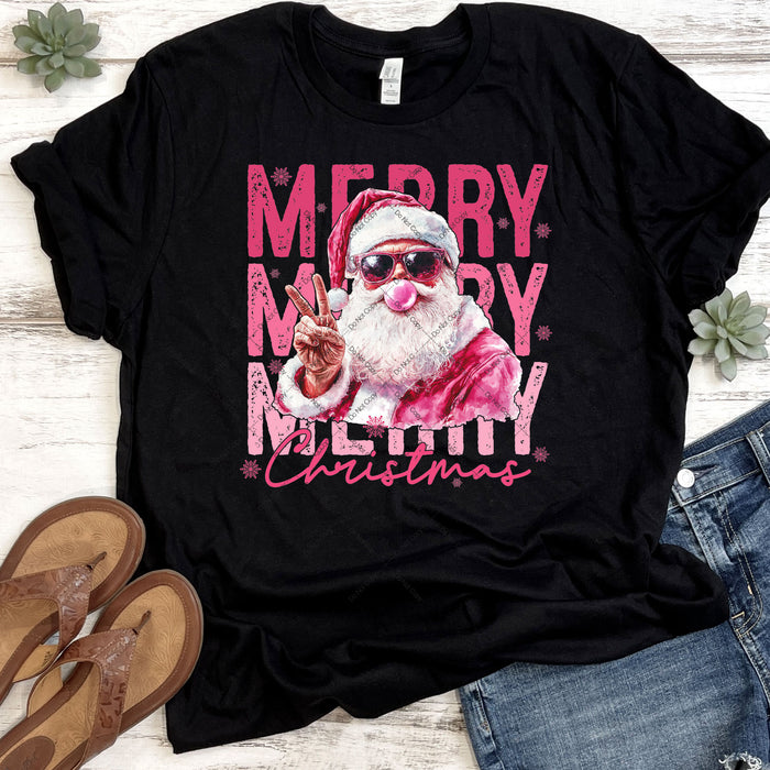 Merry Christmas DTF Transfer