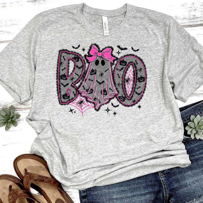 Lacy Coquette Ghost DTF Transfer