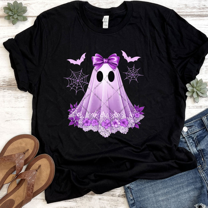 Lavender Coquette Ghost DTF Transfer