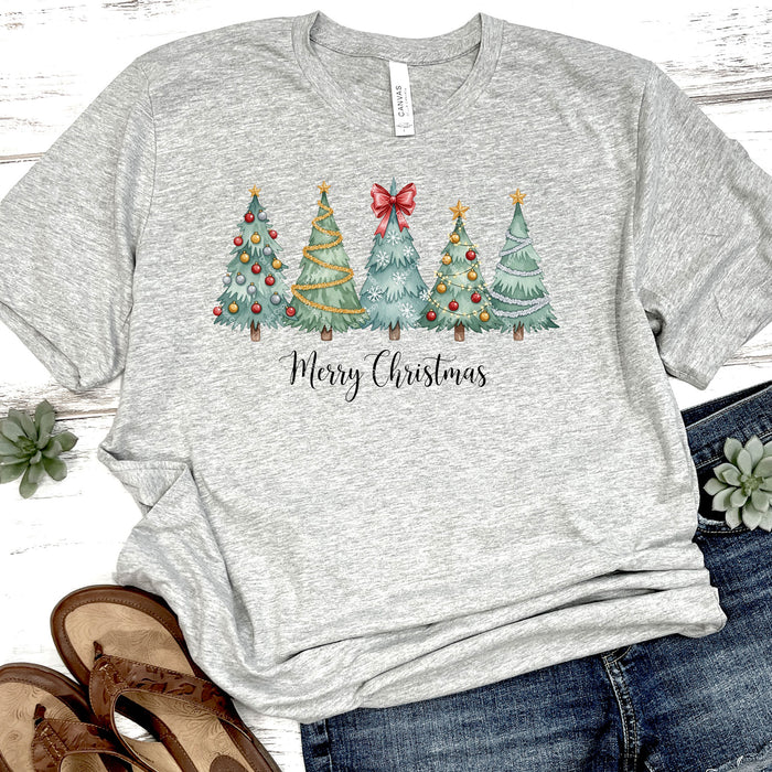 Merry Christmas Trees DTF Transfer