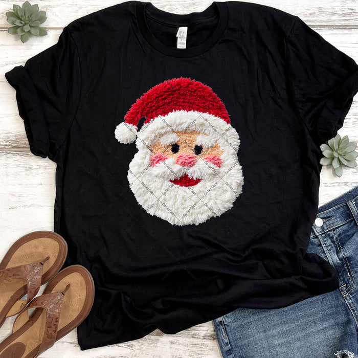 Faux Yarn Santa Claus DTF Transfer