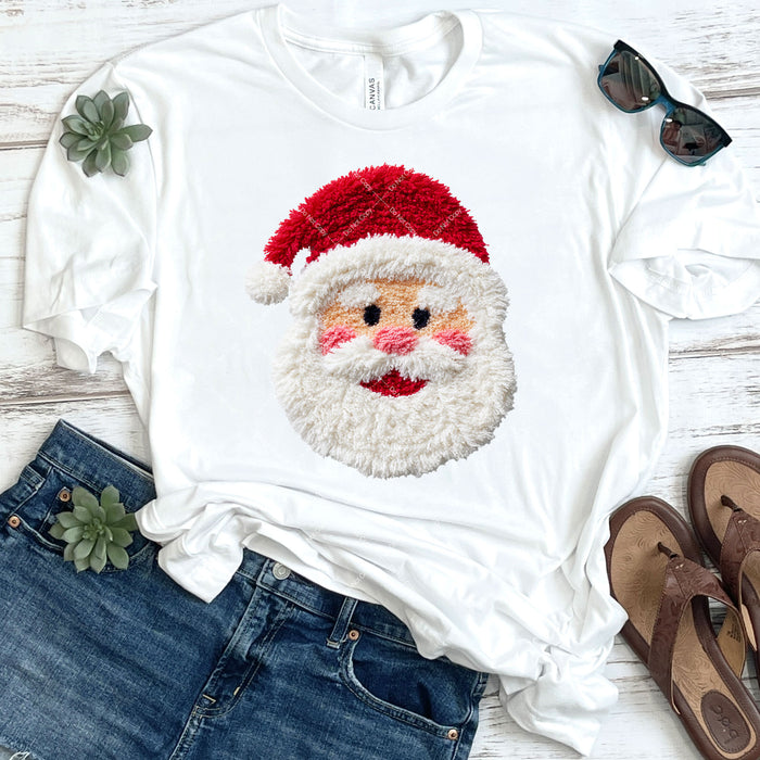 Faux Yarn Santa Claus DTF Transfer