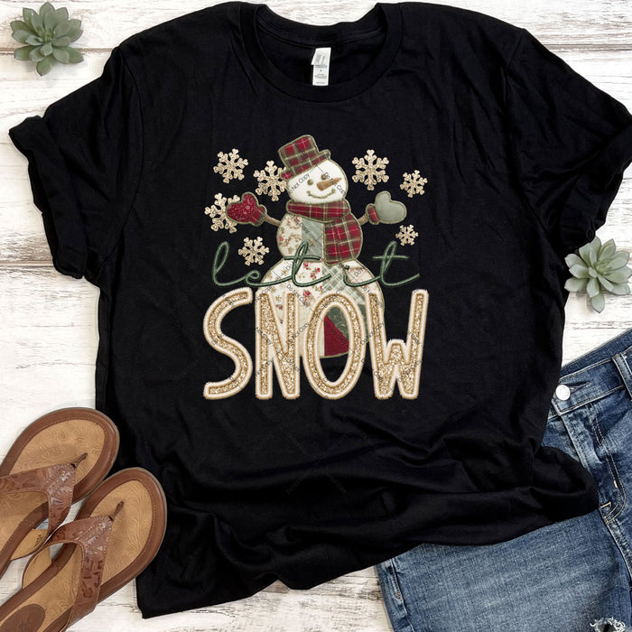 Let It Snow DTF Transfer