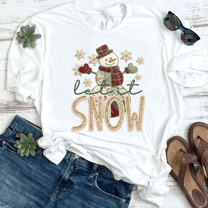 Let It Snow DTF Transfer