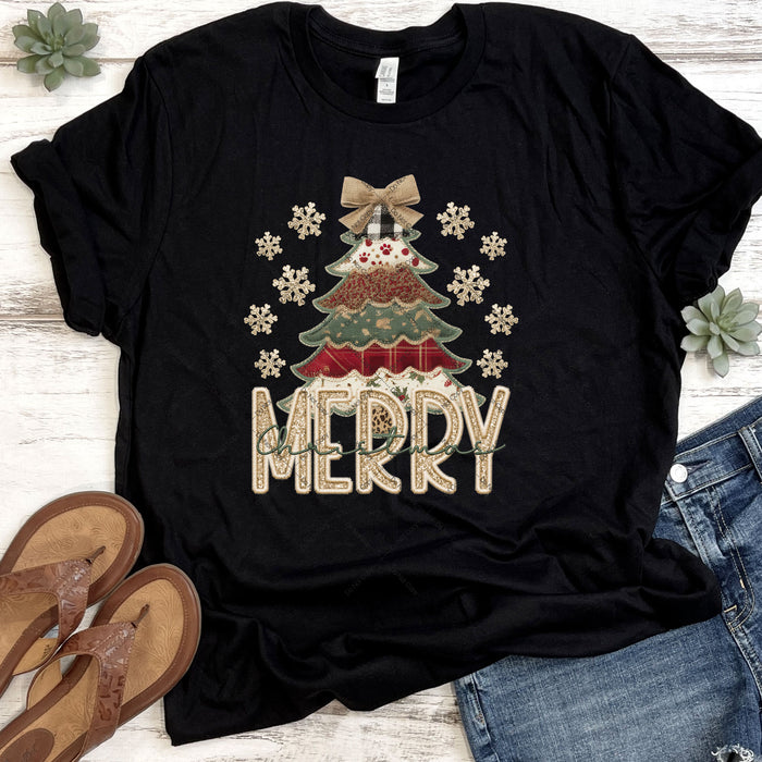 Merry Christmas DTF Transfer