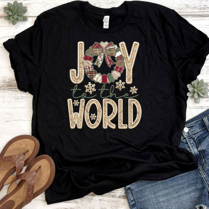 Joy To The World DTF Transfer