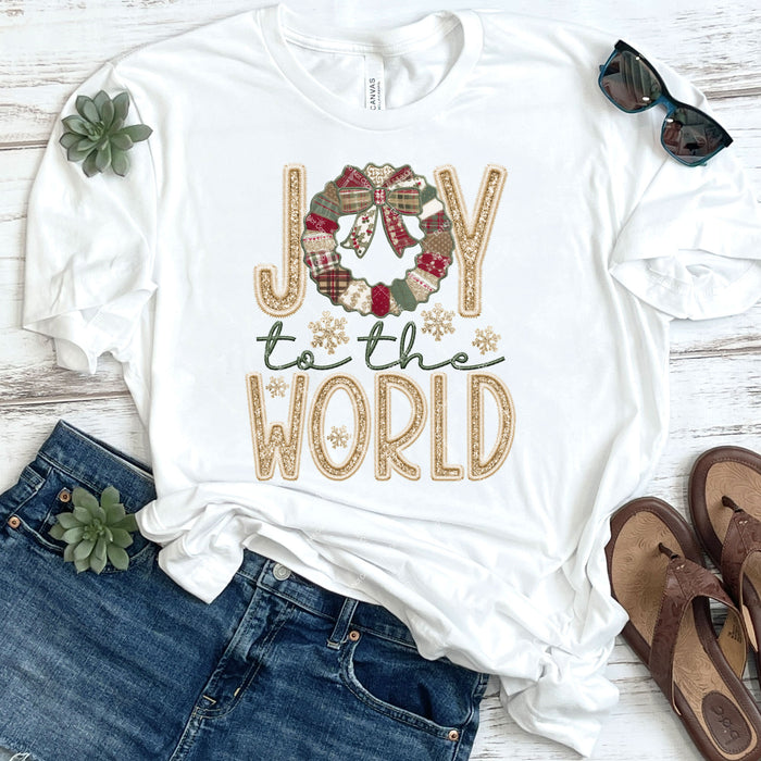 Joy To The World DTF Transfer