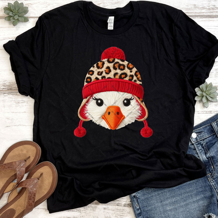Faux Yarn & Knit Baby Turkey DTF Transfer