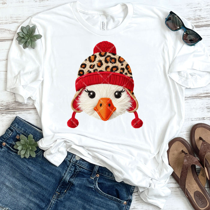Faux Yarn & Knit Baby Turkey DTF Transfer
