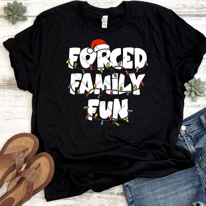 Forced Family Christmas Fun DTF Transfer
