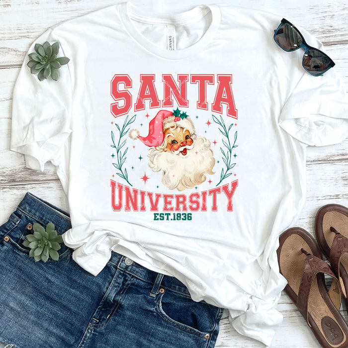 Santa University DTF Transfer